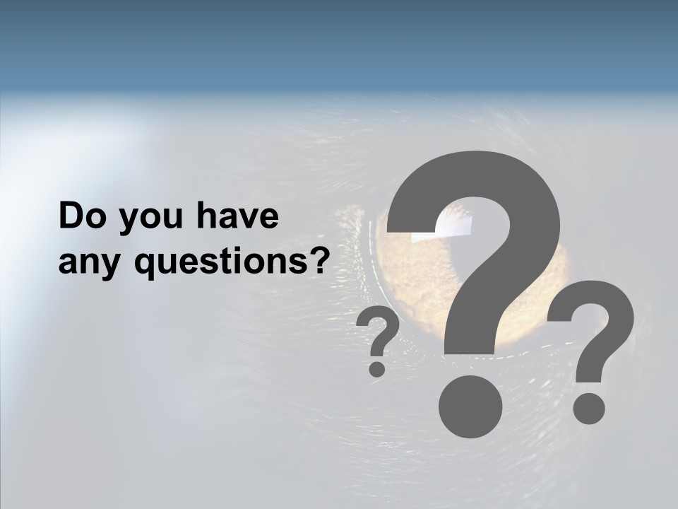 Peek Face Wildlife PowerPoint Template