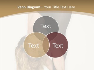Full Length Bending Woman PowerPoint Template