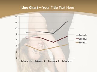 Full Length Bending Woman PowerPoint Template