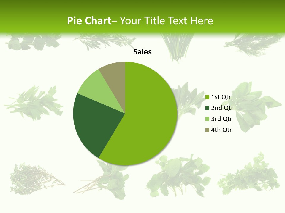 Basil Cilantro Lovage PowerPoint Template