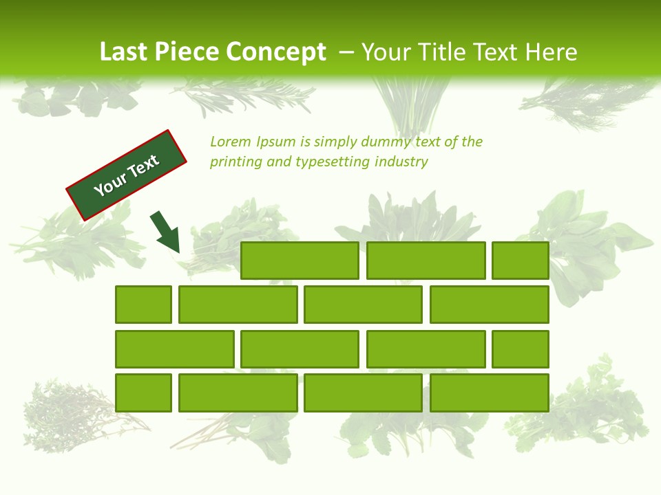Basil Cilantro Lovage PowerPoint Template