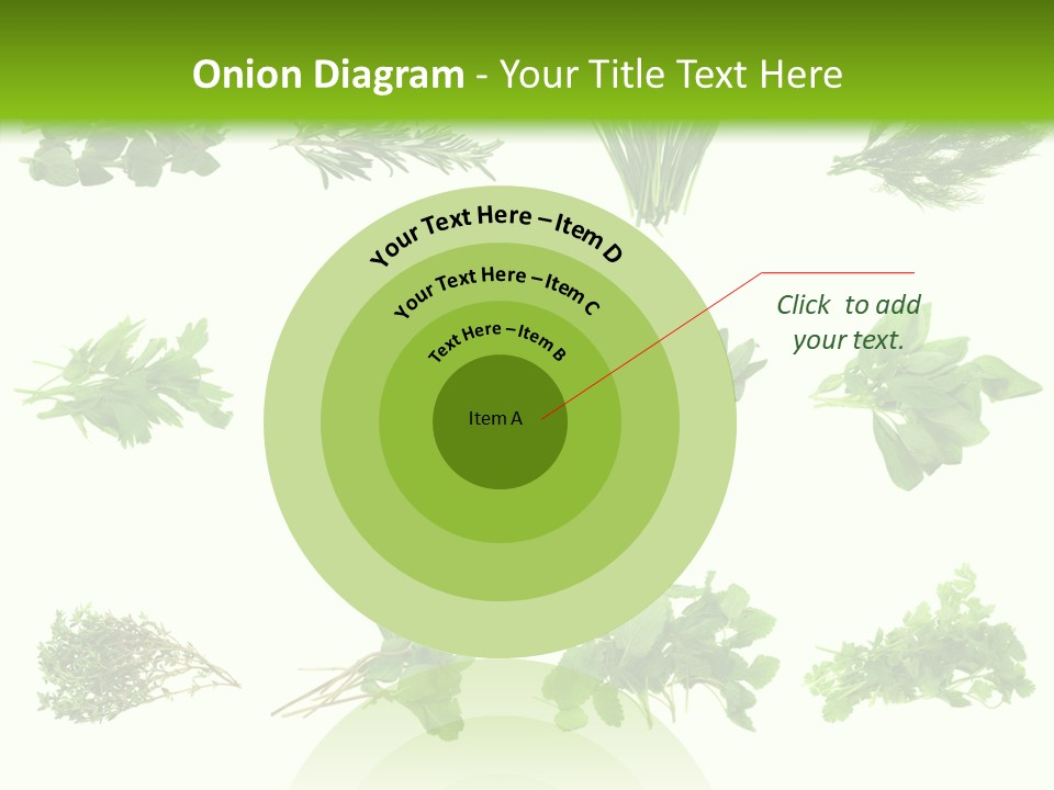 Basil Cilantro Lovage PowerPoint Template
