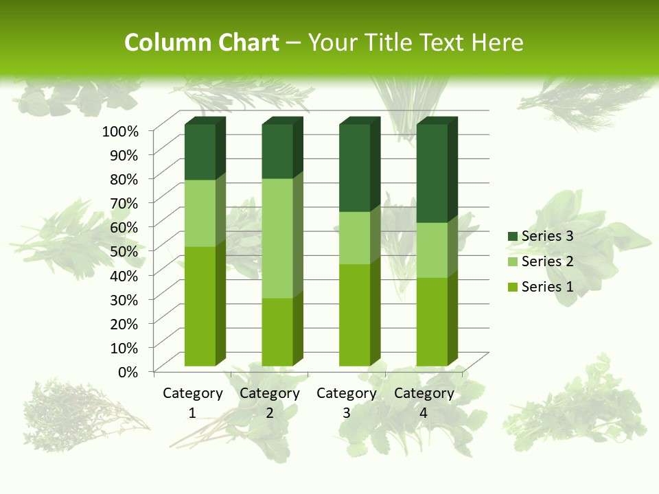 Basil Cilantro Lovage PowerPoint Template