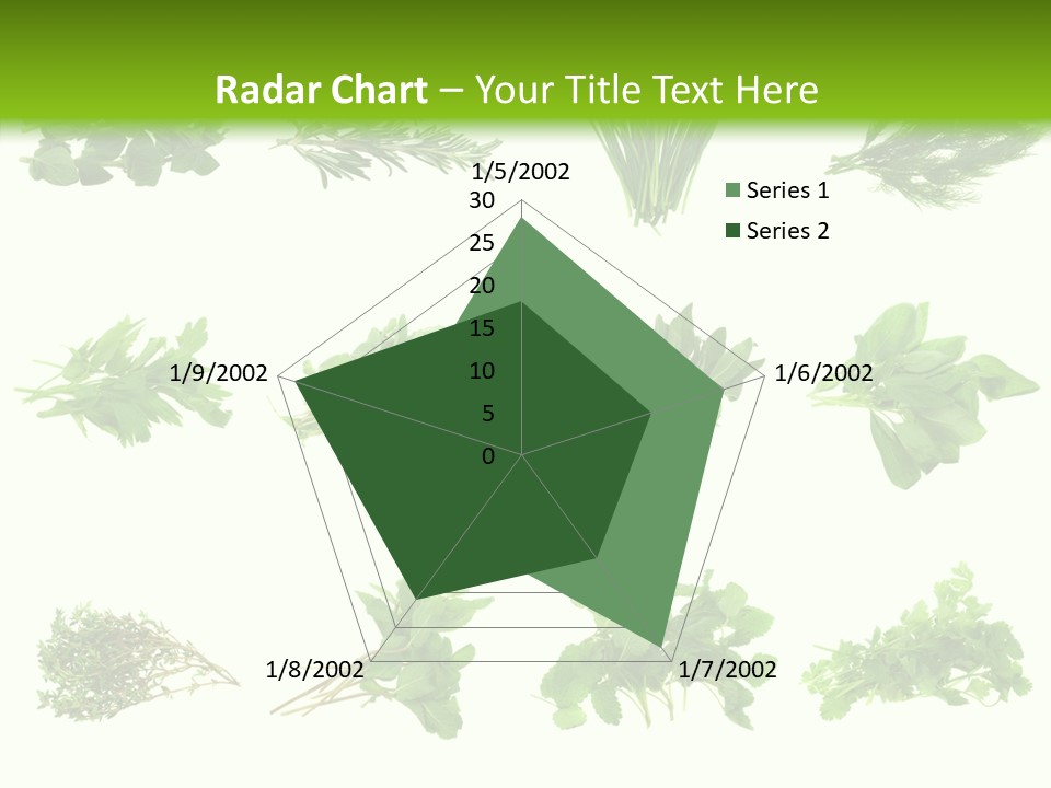 Basil Cilantro Lovage PowerPoint Template