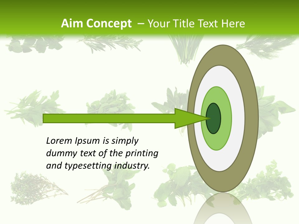 Basil Cilantro Lovage PowerPoint Template