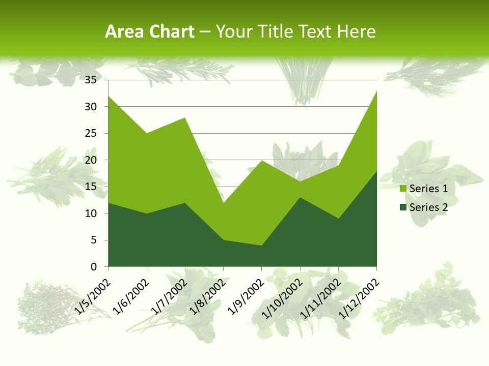 Basil Cilantro Lovage PowerPoint Template