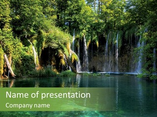 Freshness Scene Tree PowerPoint Template