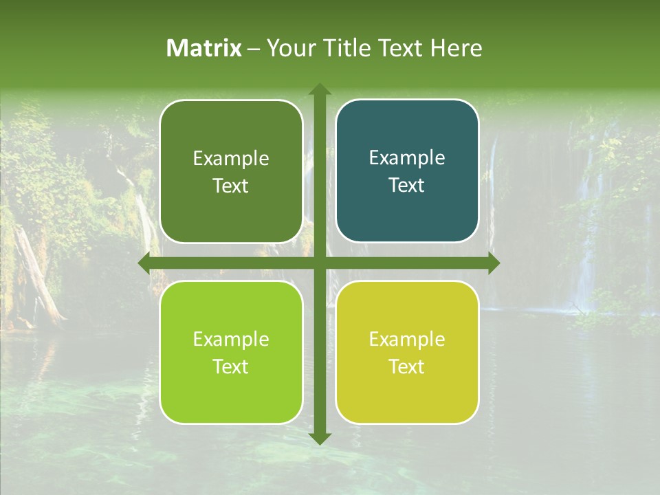 Freshness Scene Tree PowerPoint Template