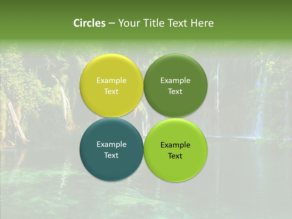 Freshness Scene Tree PowerPoint Template