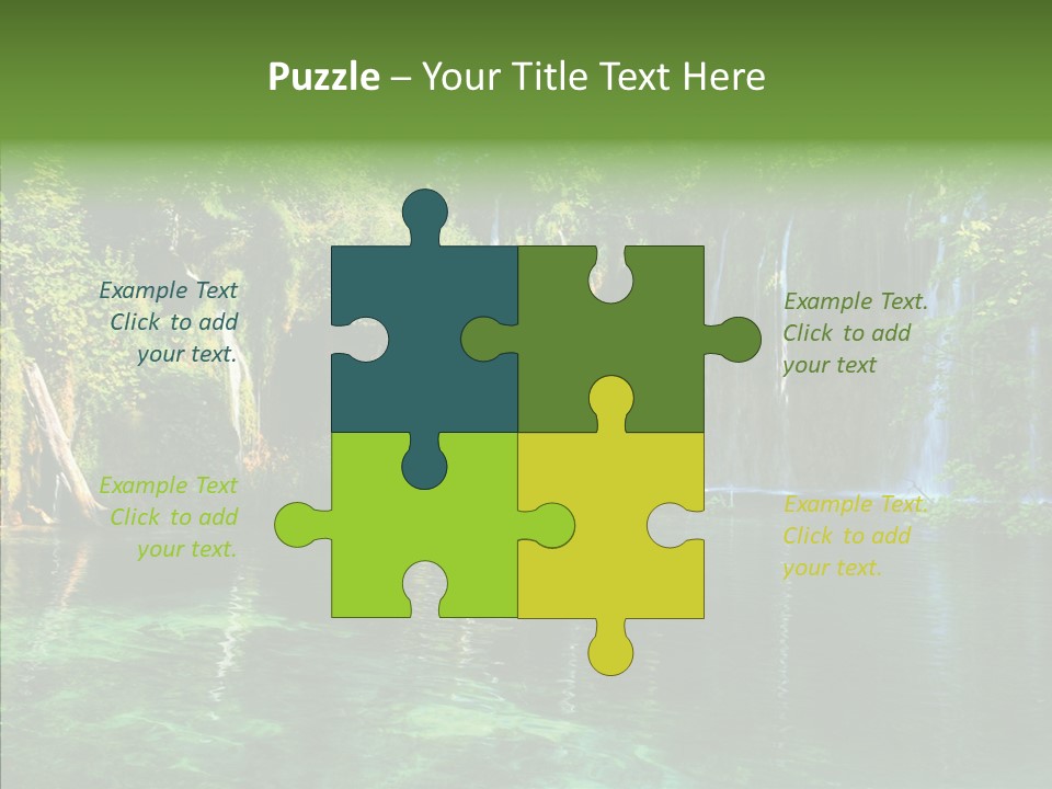 Freshness Scene Tree PowerPoint Template