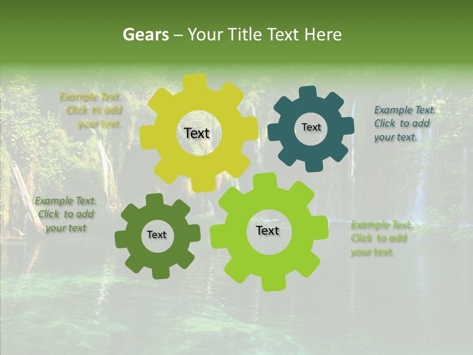 Freshness Scene Tree PowerPoint Template