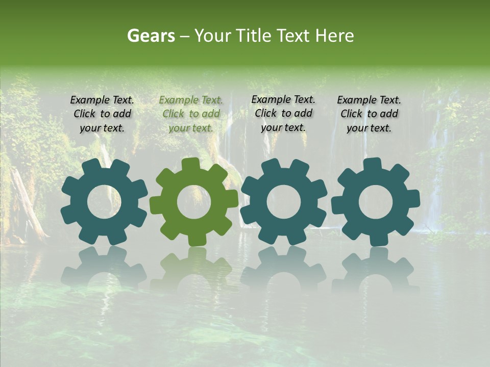 Freshness Scene Tree PowerPoint Template