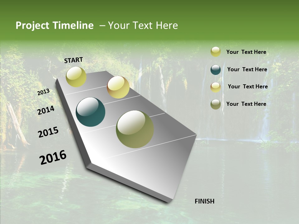 Freshness Scene Tree PowerPoint Template