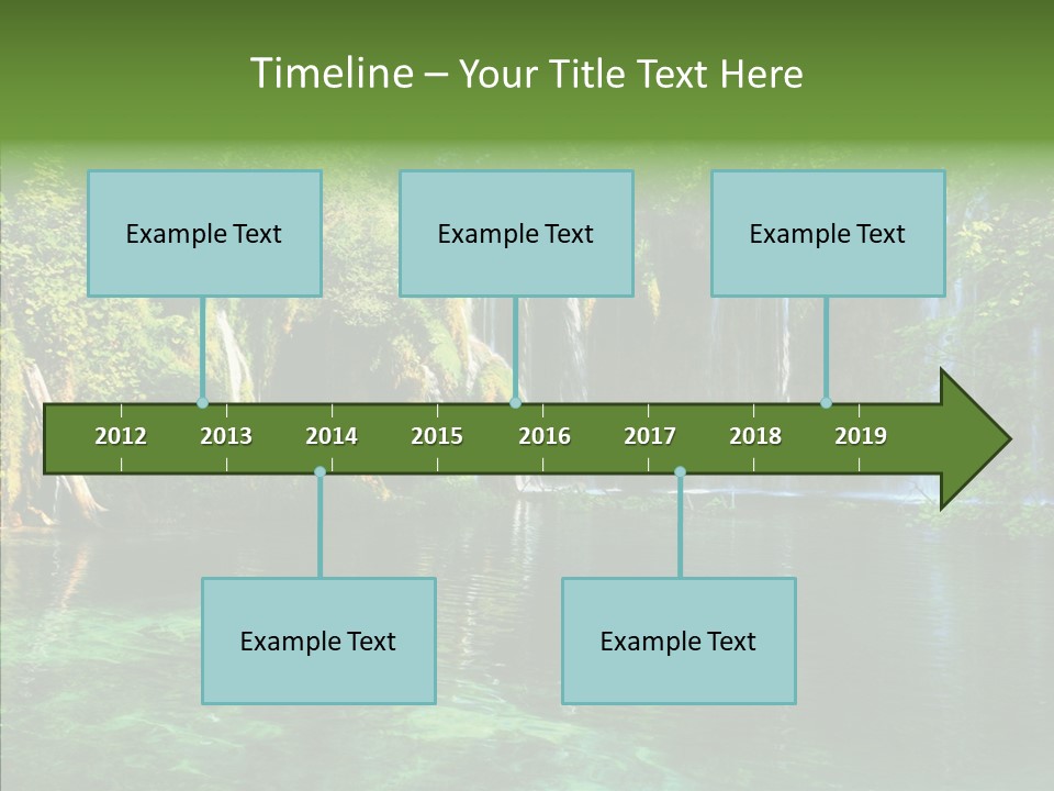 Freshness Scene Tree PowerPoint Template