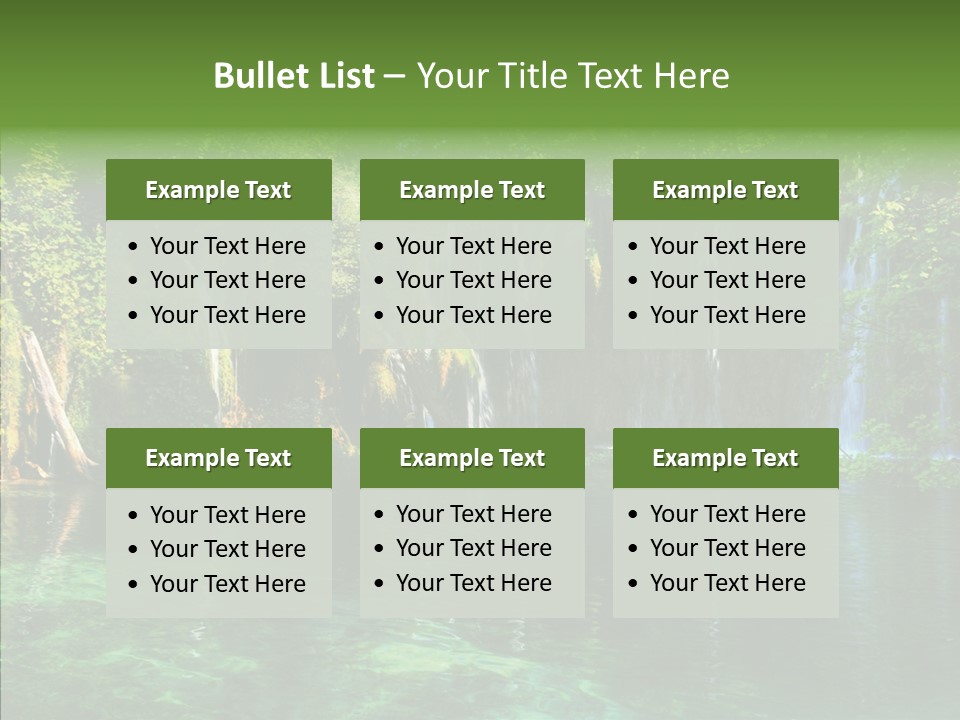 Freshness Scene Tree PowerPoint Template