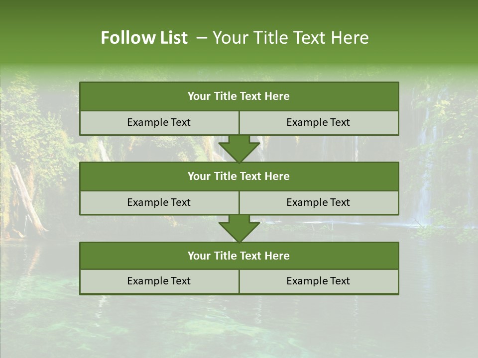 Freshness Scene Tree PowerPoint Template