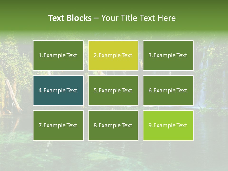 Freshness Scene Tree PowerPoint Template