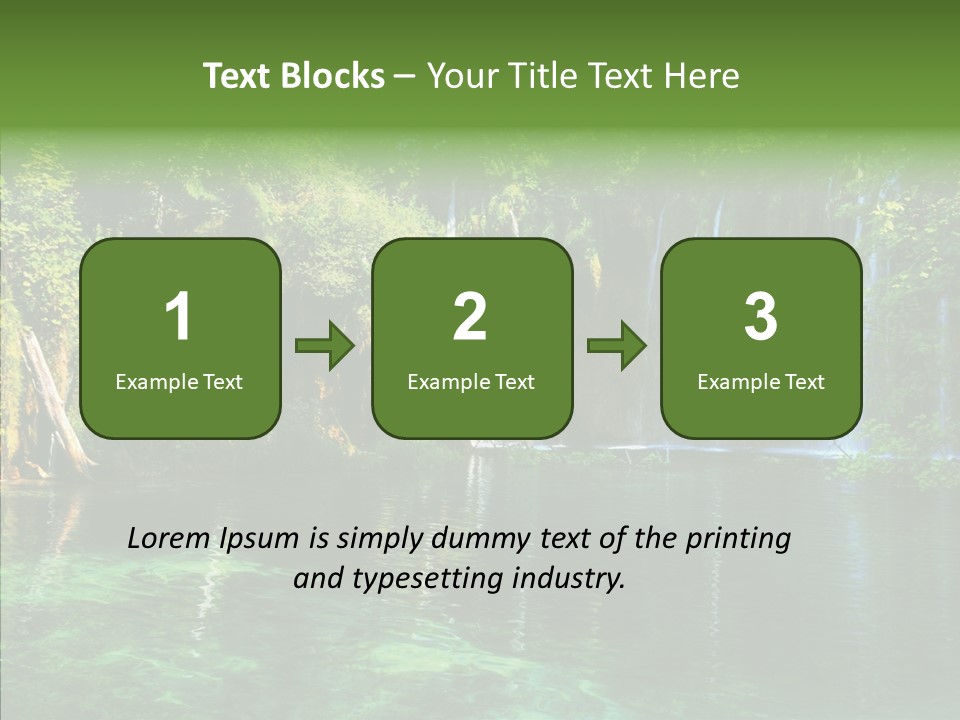 Freshness Scene Tree PowerPoint Template