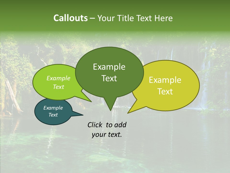 Freshness Scene Tree PowerPoint Template