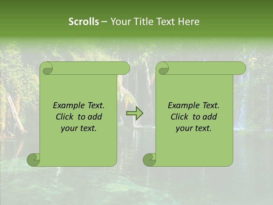 Freshness Scene Tree PowerPoint Template