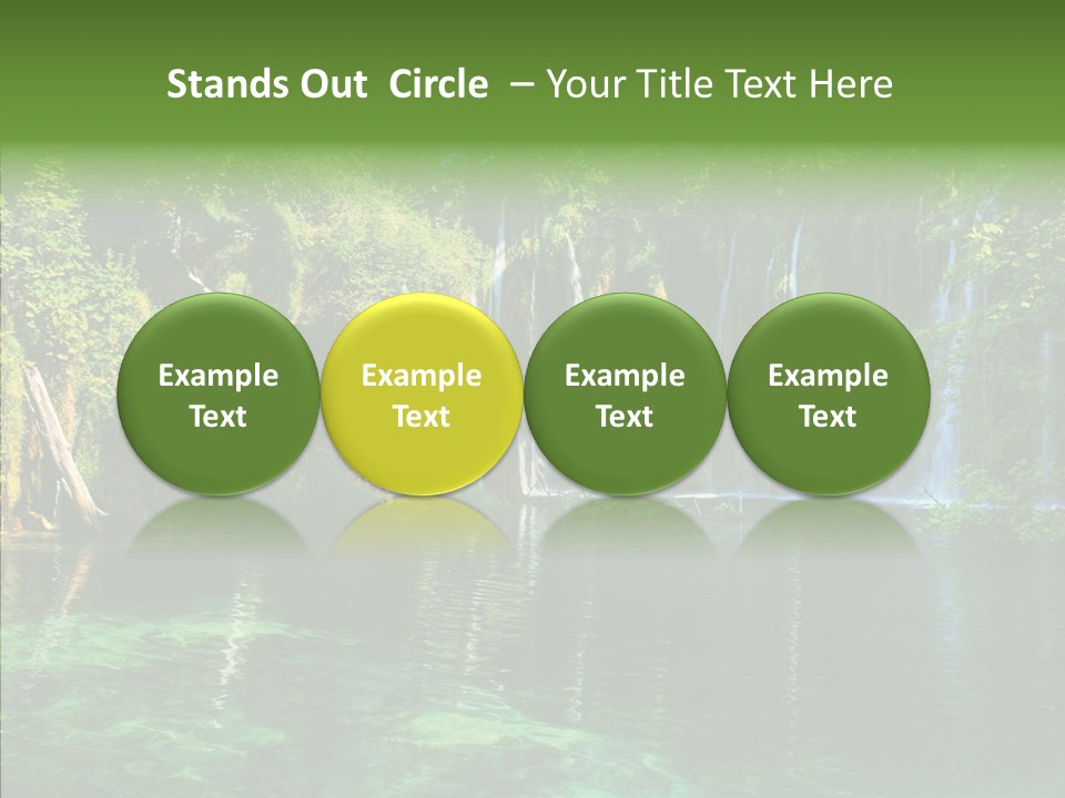 Freshness Scene Tree PowerPoint Template
