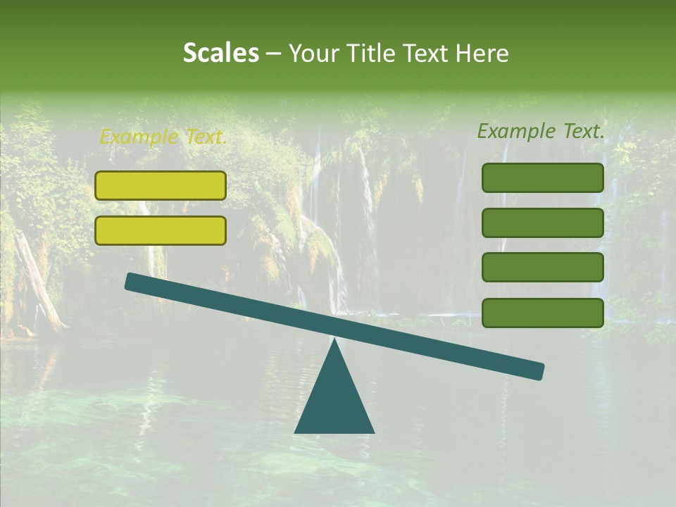 Freshness Scene Tree PowerPoint Template