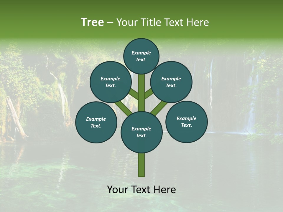 Freshness Scene Tree PowerPoint Template
