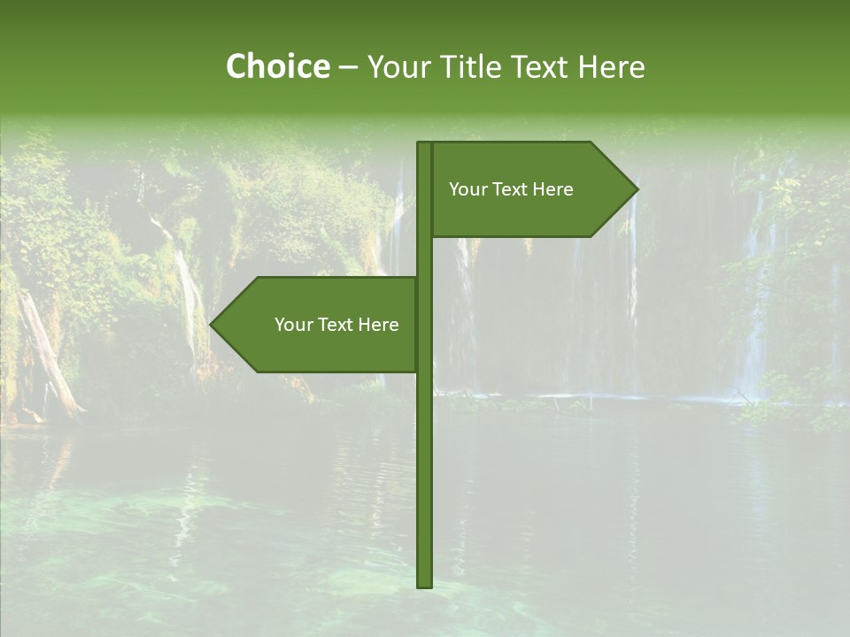 Freshness Scene Tree PowerPoint Template