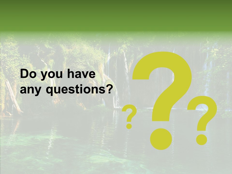 Freshness Scene Tree PowerPoint Template