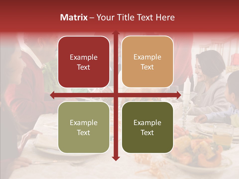 Meal Parents Food PowerPoint Template