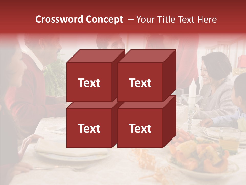 Meal Parents Food PowerPoint Template