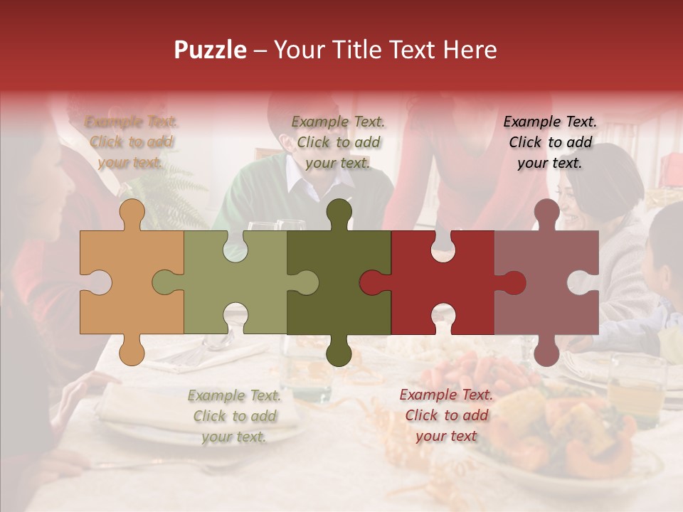 Meal Parents Food PowerPoint Template