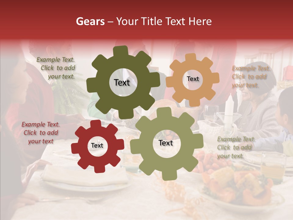 Meal Parents Food PowerPoint Template