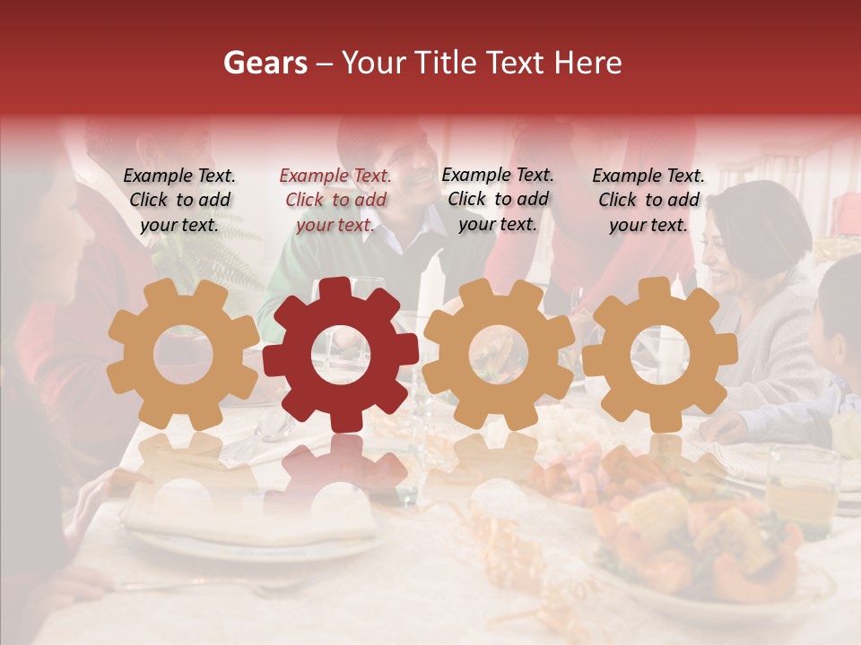 Meal Parents Food PowerPoint Template