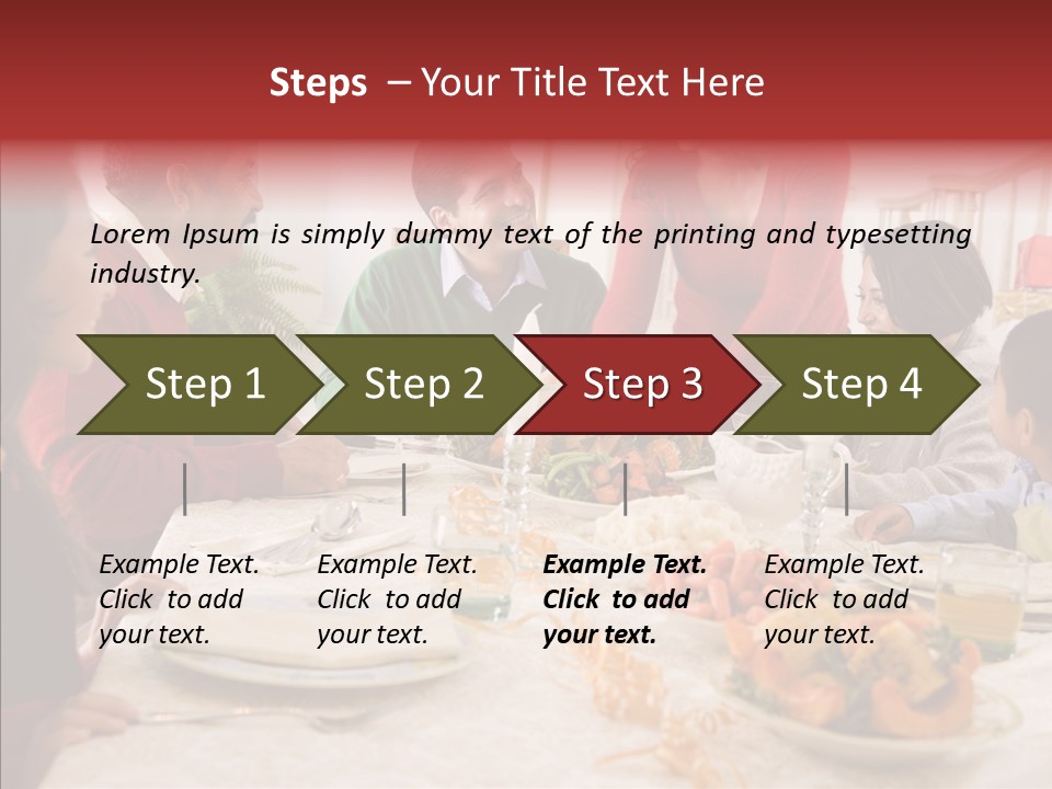 Meal Parents Food PowerPoint Template