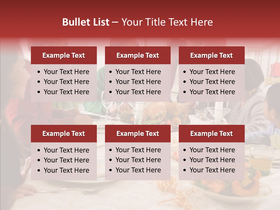 Meal Parents Food PowerPoint Template