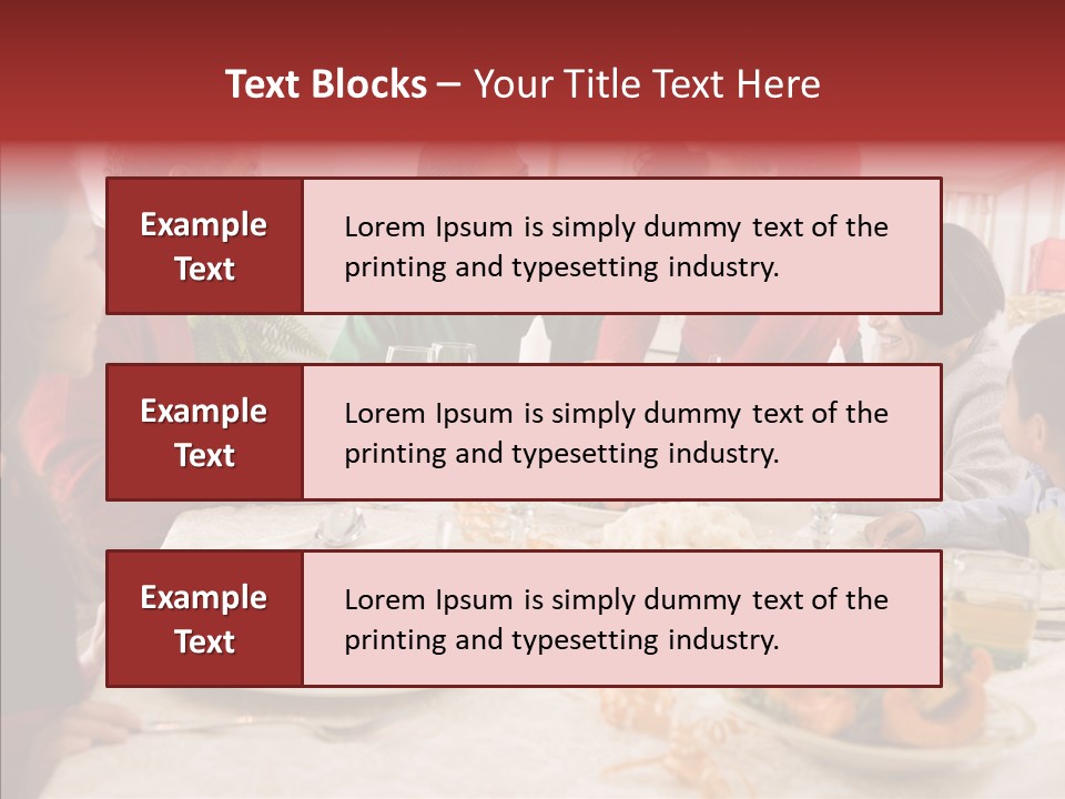 Meal Parents Food PowerPoint Template