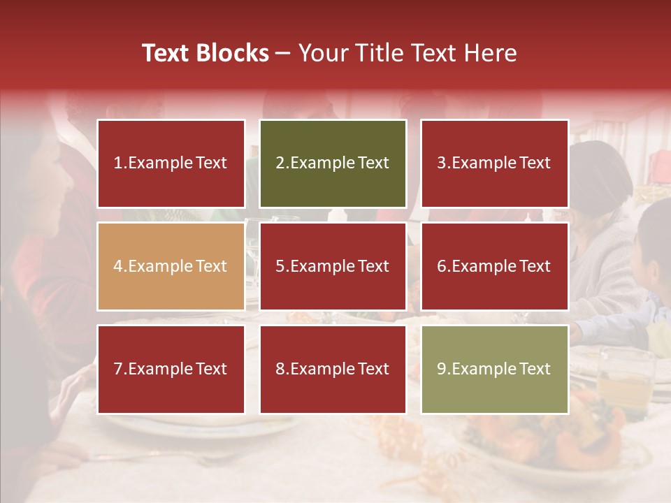 Meal Parents Food PowerPoint Template