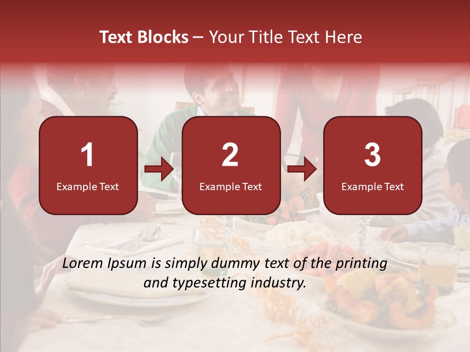 Meal Parents Food PowerPoint Template