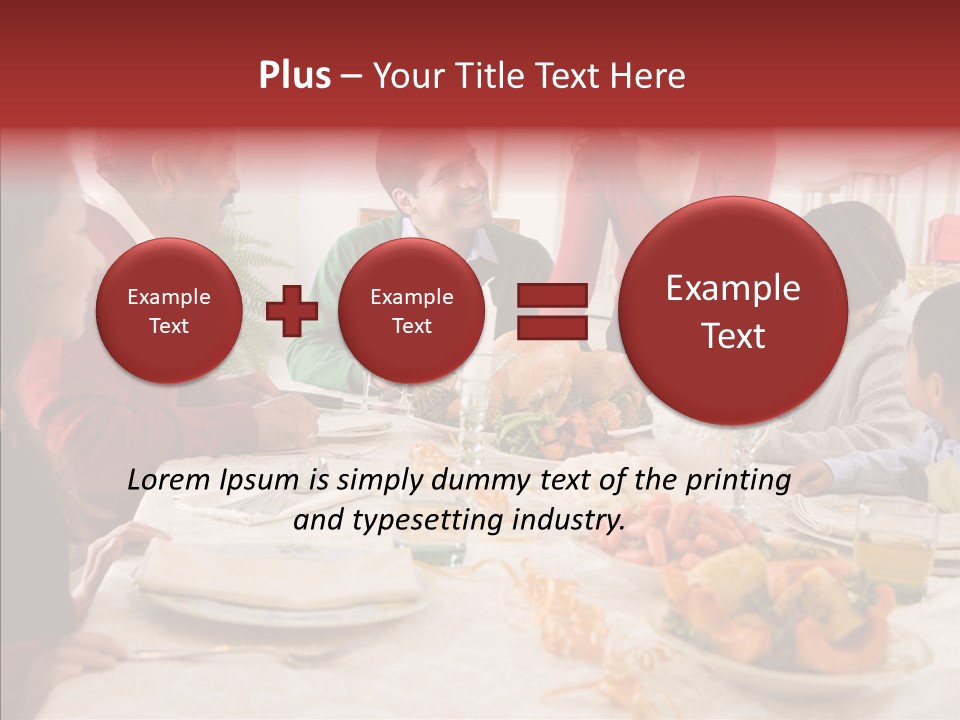 Meal Parents Food PowerPoint Template