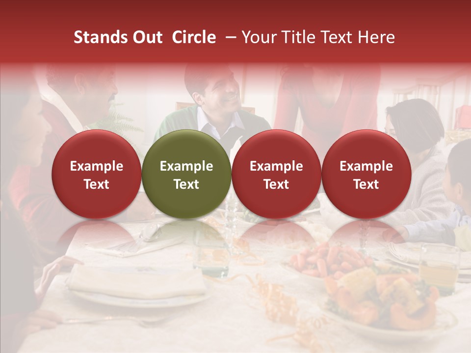 Meal Parents Food PowerPoint Template