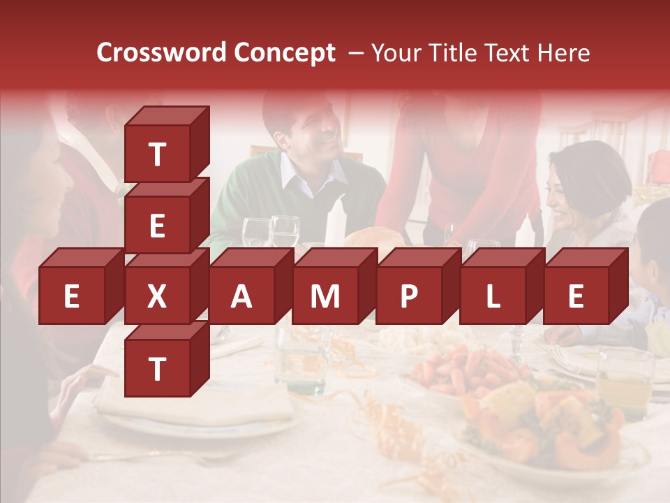 Meal Parents Food PowerPoint Template