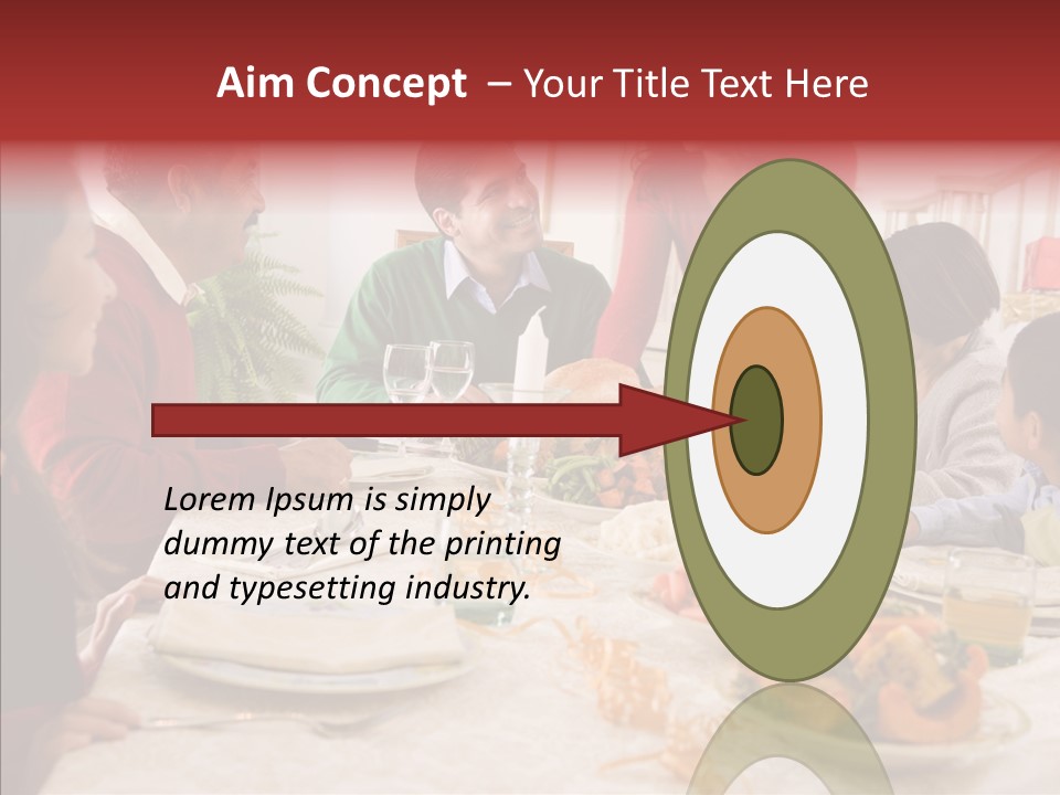 Meal Parents Food PowerPoint Template