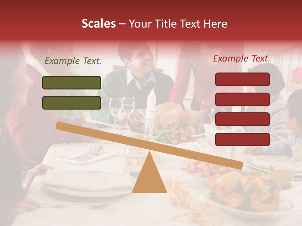 Meal Parents Food PowerPoint Template