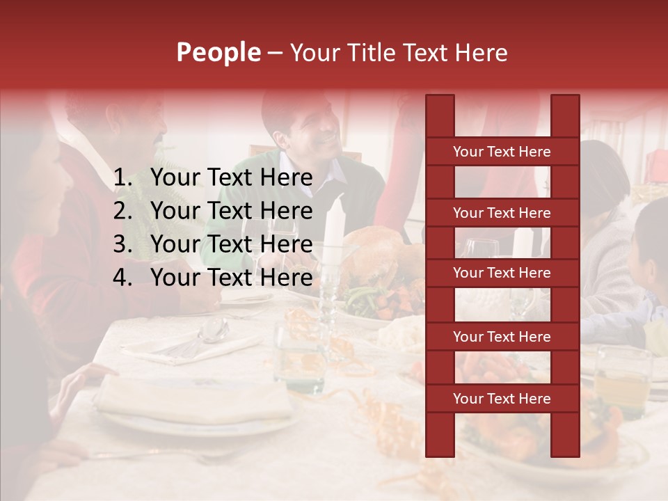 Meal Parents Food PowerPoint Template