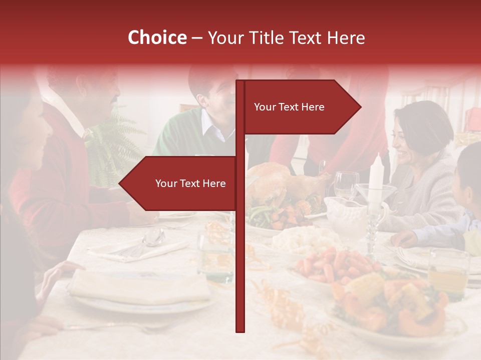 Meal Parents Food PowerPoint Template