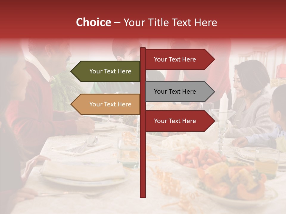 Meal Parents Food PowerPoint Template