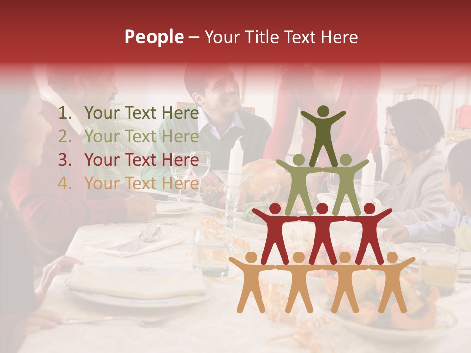 Meal Parents Food PowerPoint Template