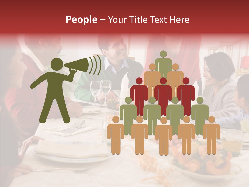 Meal Parents Food PowerPoint Template