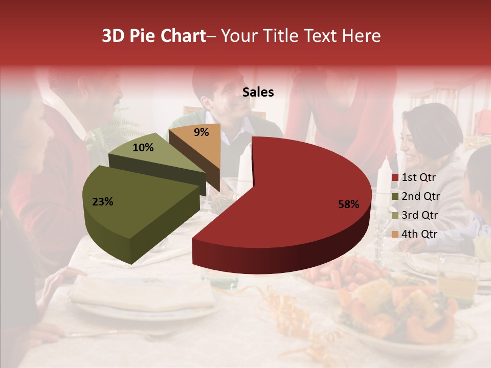 Meal Parents Food PowerPoint Template